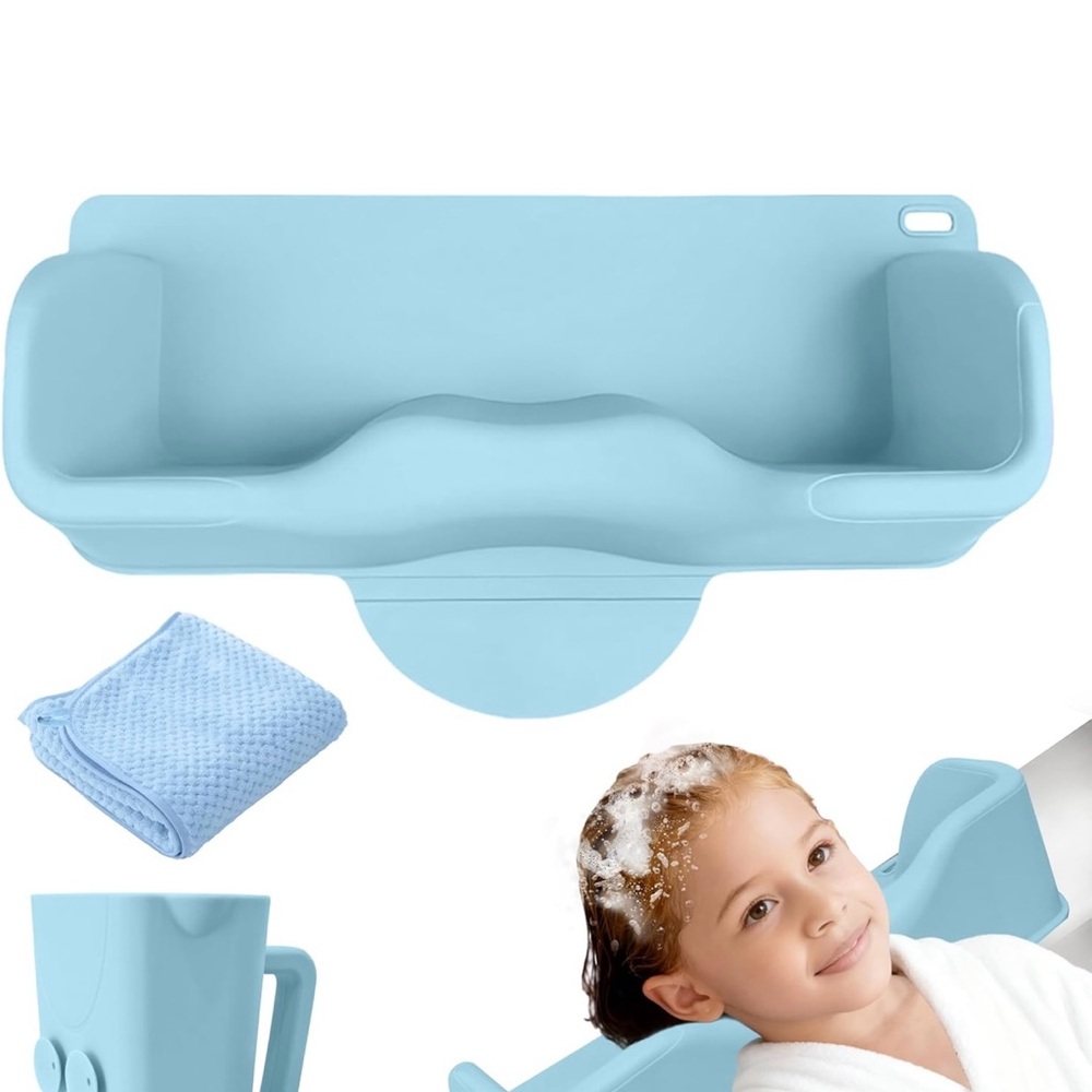 Blue Kids Bath Support